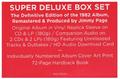 Super deluxe box sticker