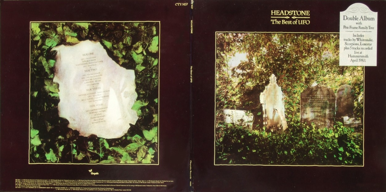 Headstone The Best Of UFO - album 1983